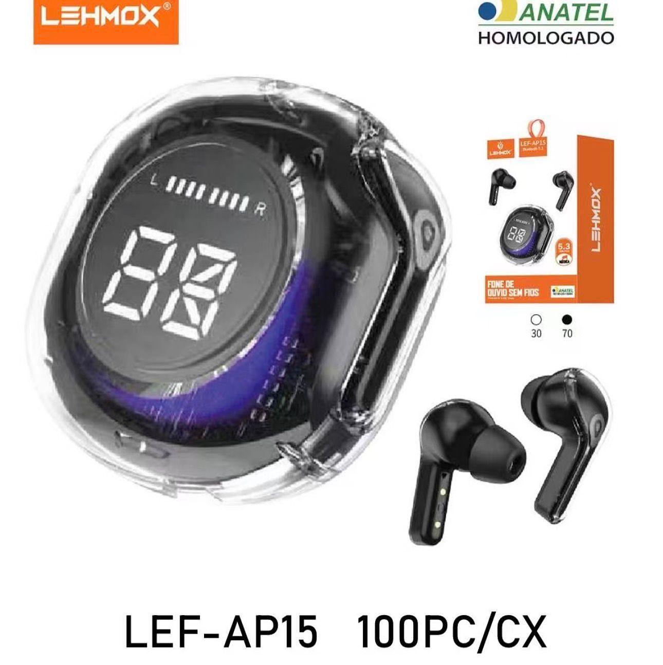 FONE DE OUVIDO SEM FIO LEF-AP15